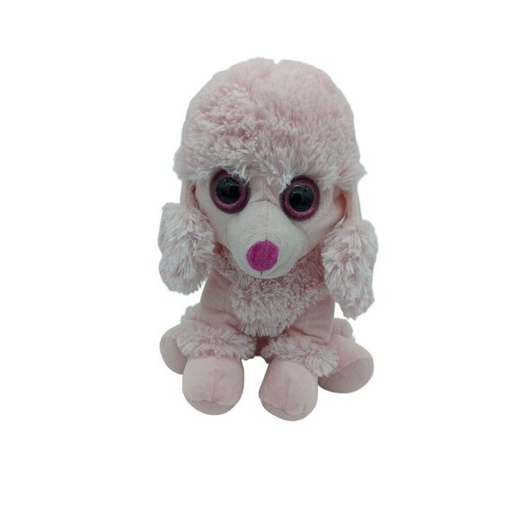 Goffa Pink Poodle  dog plush stuffed animal  toy 12" - Picture 2 of 8